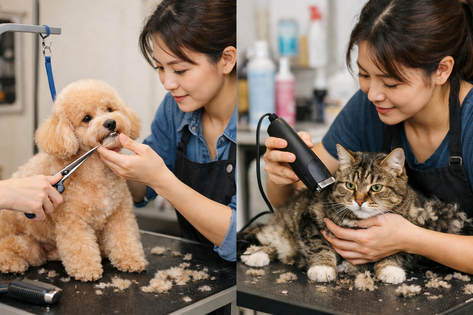 Nhân viên chăm sóc chó mèo có chuyên môn cao
