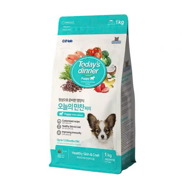 Today’s Dinner Puppy With Salmon (1kg)