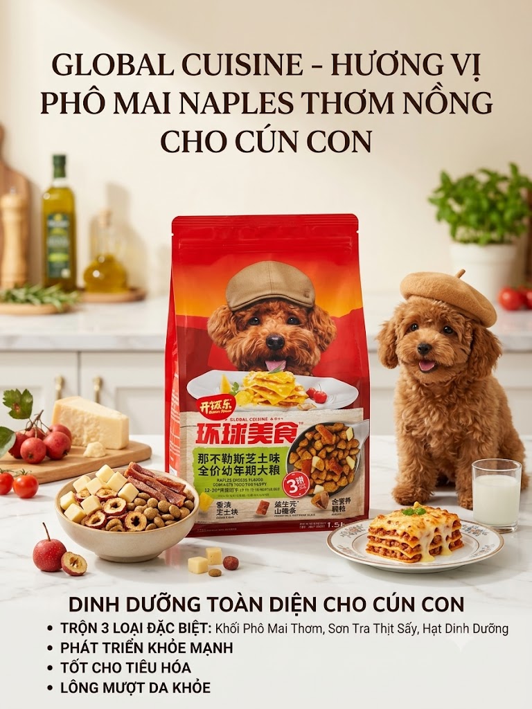  Hạt Kitchen Cuisine chó con 1.5kg 