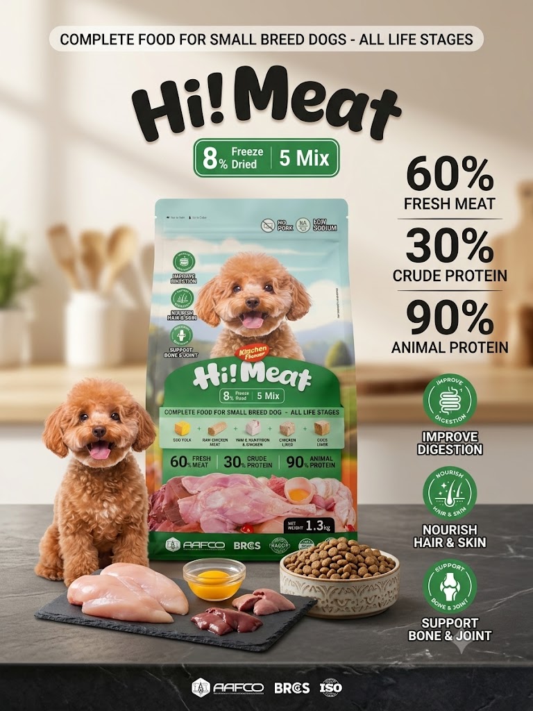 hi meat 1.3kg thức ăn hạt cao cấp dành cho chó nhỏ